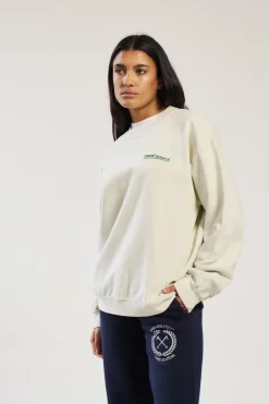 Vice 84 'Classics' Vintage Washed Sweater - Cream
