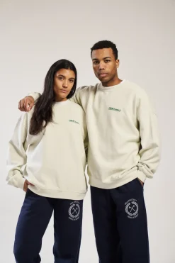 Vice 84 'Classics' Vintage Washed Sweater - Cream