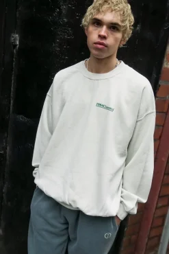 Vice 84 'Classics' Vintage Washed Sweater - Cream