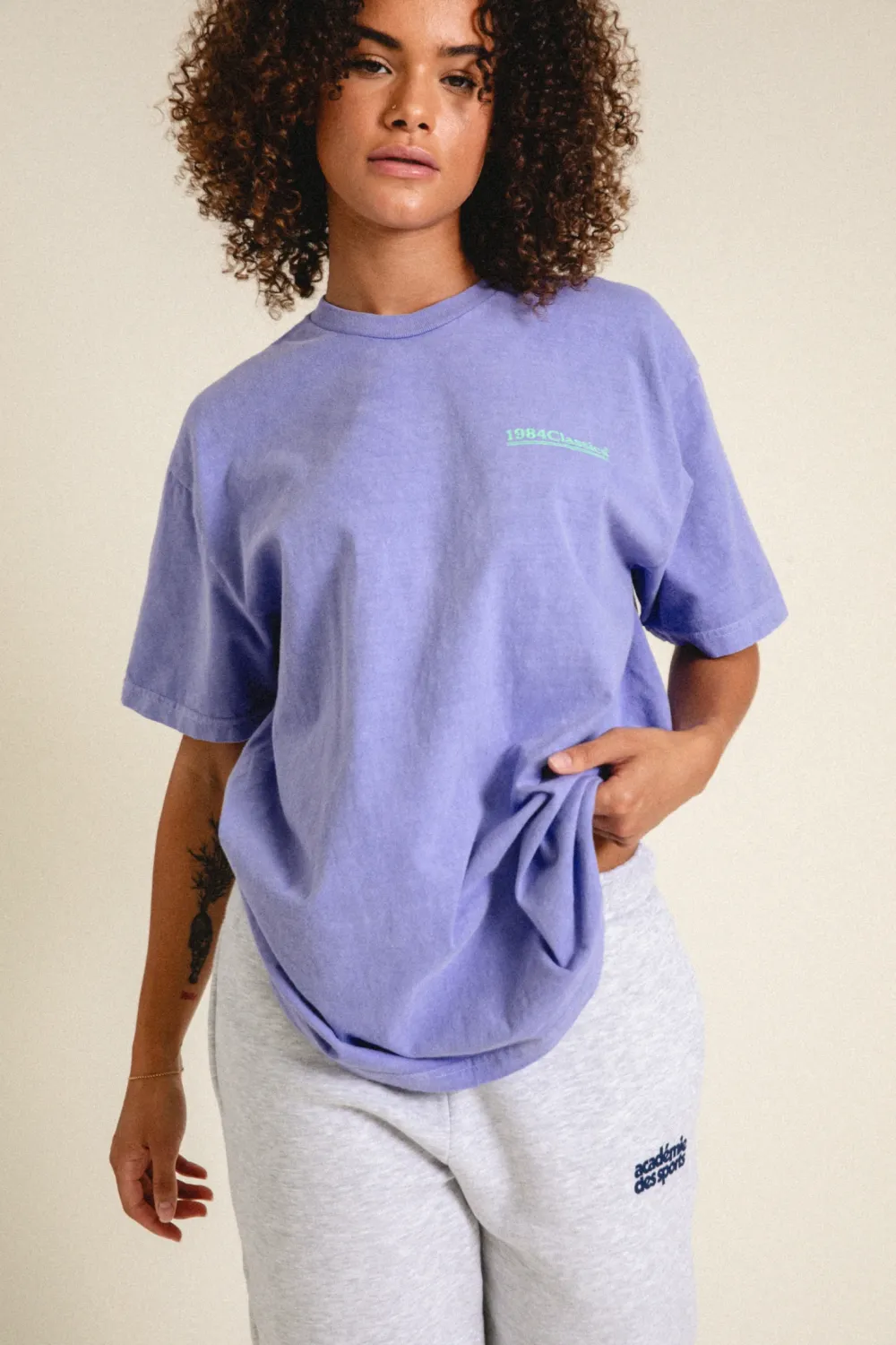 Vice 84 'Classics' Vintage Washed Tee - Orchid
