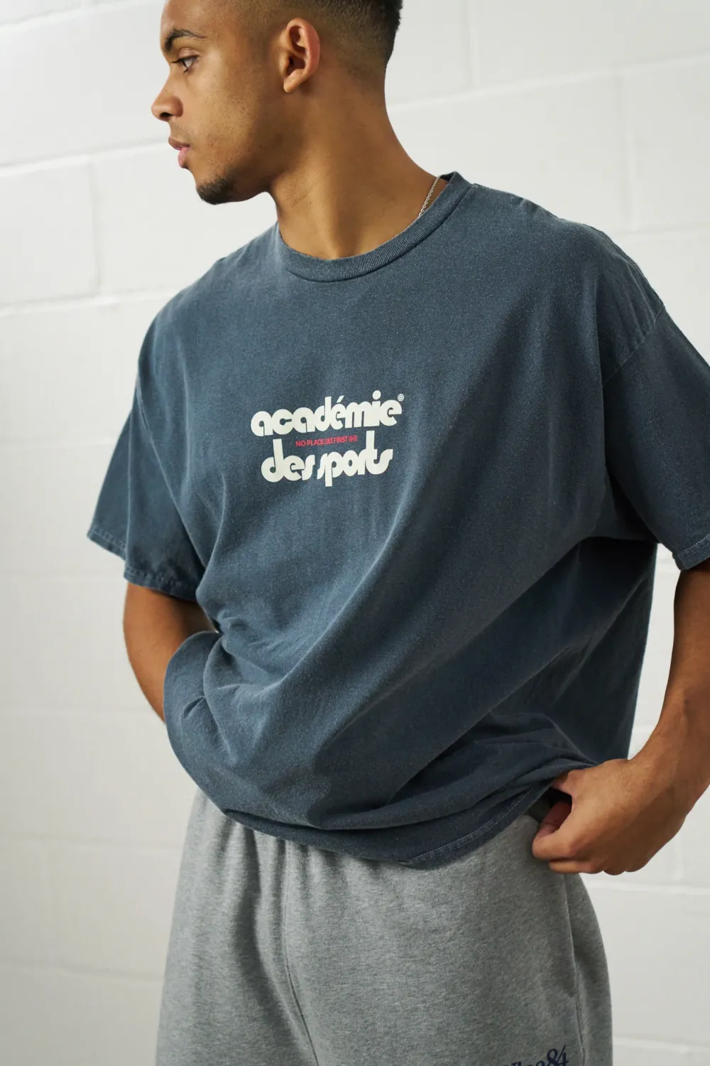 Vice 84 'Club Académie' Vintage Washed Tee Twinpack - Cream/Navy