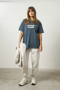 Vice 84 'Club Académie' Vintage Washed Tee Twinpack - Cream/Navy