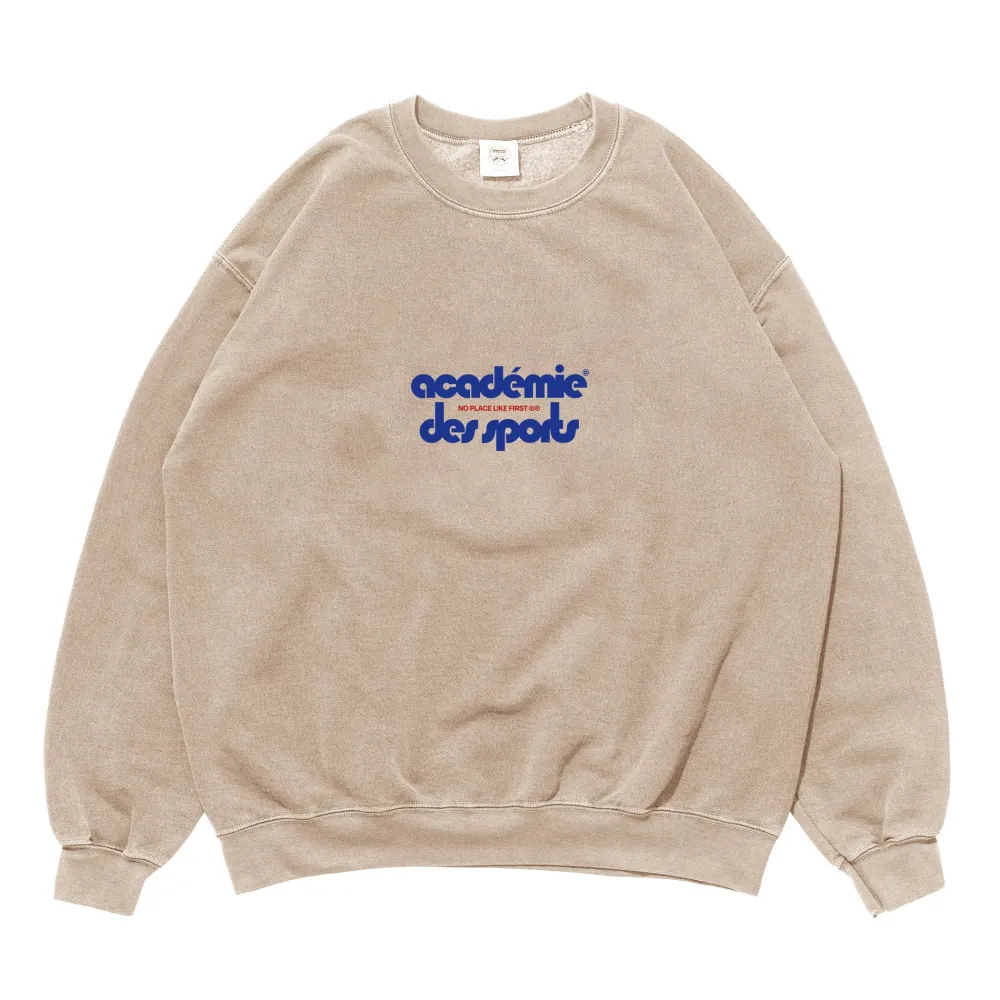 Vice 84 'Club Académie' Vintage Washed Sweater - Sand