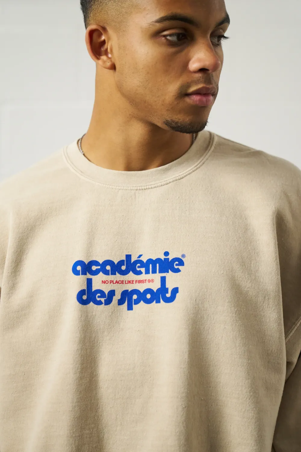 Vice 84 'Club Académie' Vintage Washed Sweater - Sand