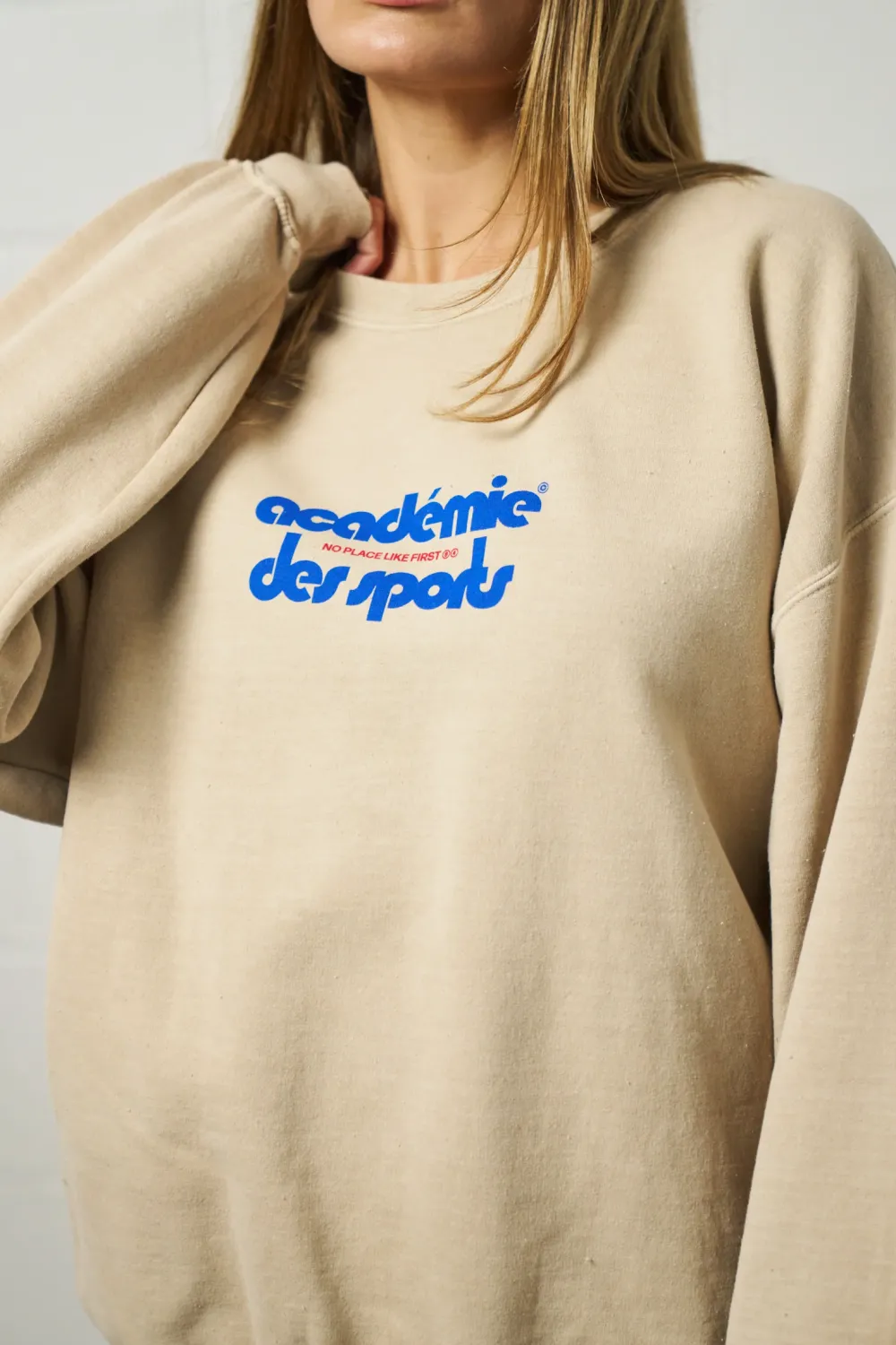 Vice 84 'Club Académie' Vintage Washed Sweater - Sand