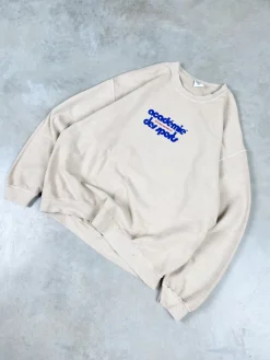 Vice 84 'Club Académie' Vintage Washed Sweater - Sand