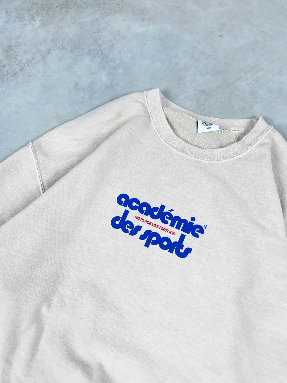 Vice 84 'Club Académie' Vintage Washed Sweater - Sand