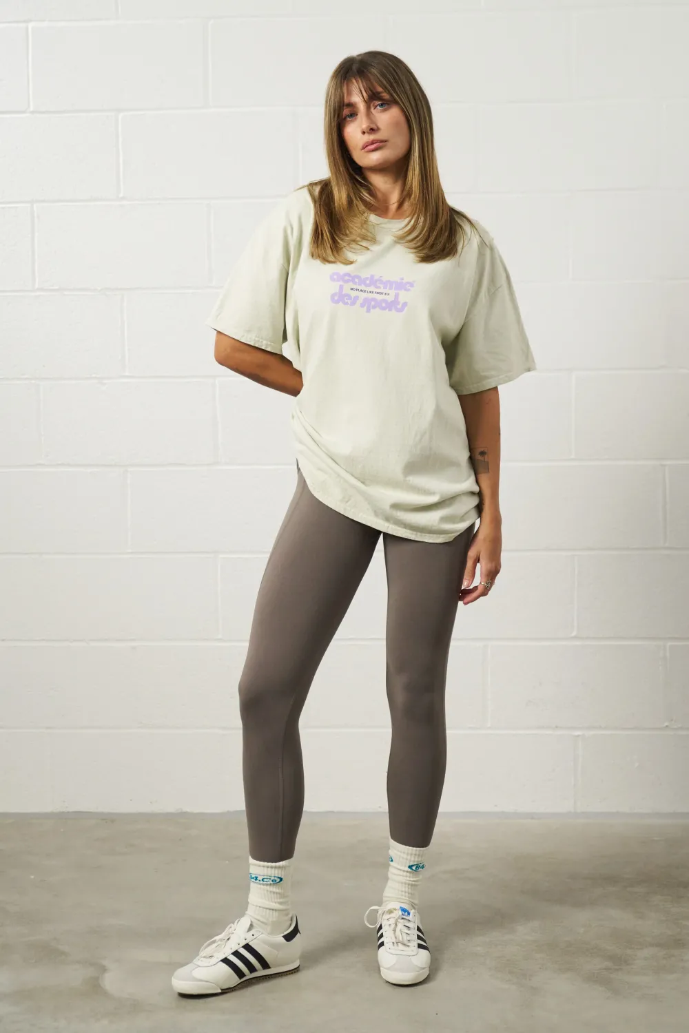 Vice 84 'Club Académie' Vintage Washed Tee - Cream