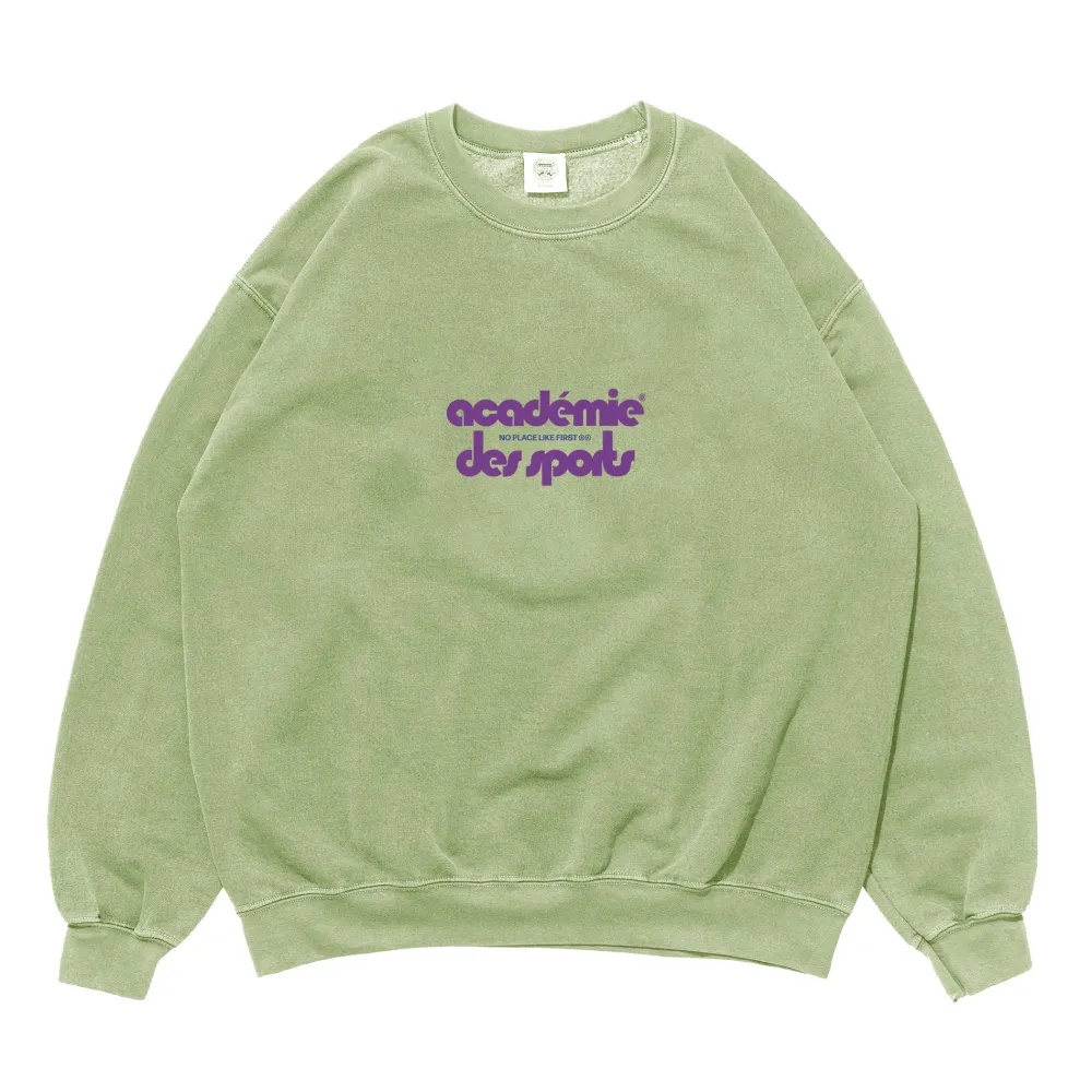 Vice 84 'Club Académie' Vintage Washed Sweater - Pistachio