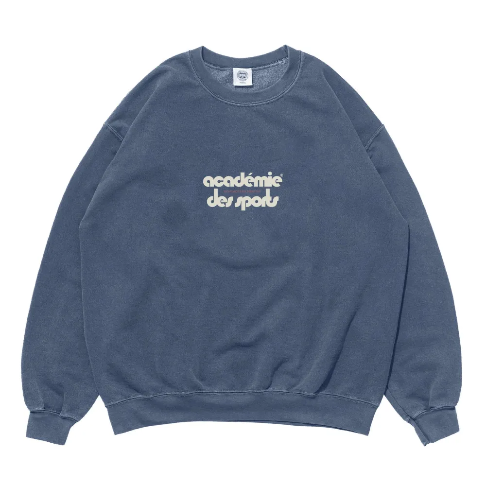 Vice 84 'Club Académie' Vintage Washed Sweater - Navy