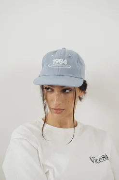 Vice 84 'Disc' Retro 6 Panel Dad Cap - Blue