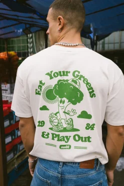 Vice 84 'Eat Your Greens' Tee - Natural