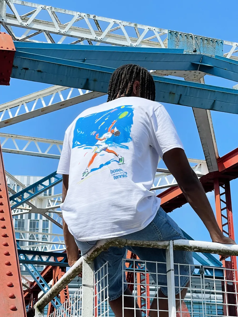 Vice 84 'First Serve' Tee - White