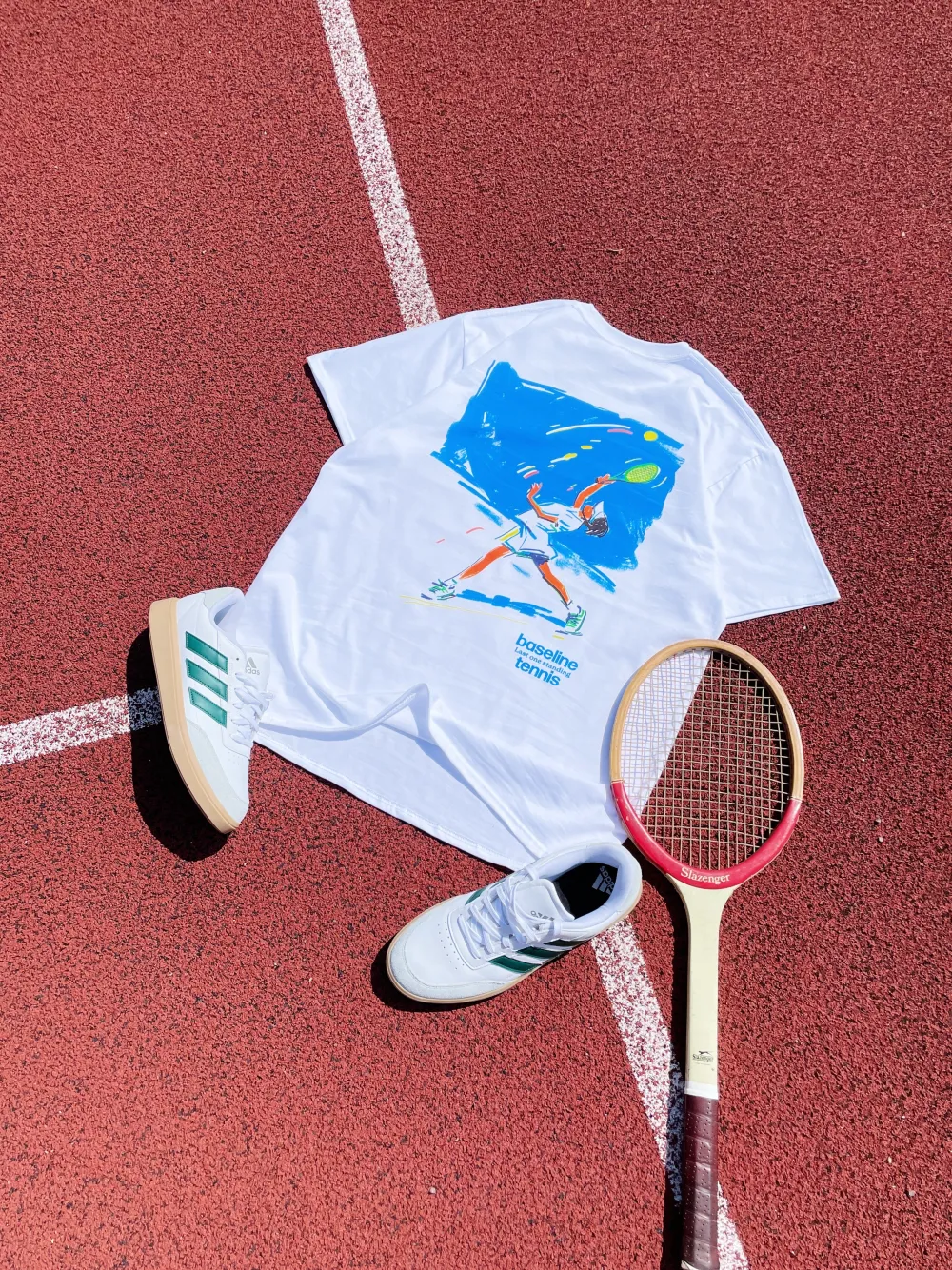 Vice 84 'First Serve' Tee - White