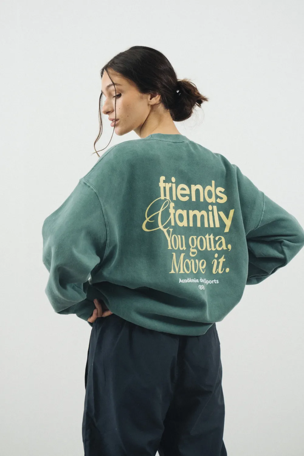 Vice 84 'Friends & Family' Vintage Washed Sweater - Green