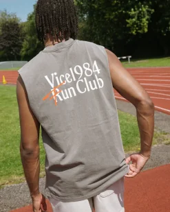Vice 84 'Fun Club' Active Tank - Faded Grey