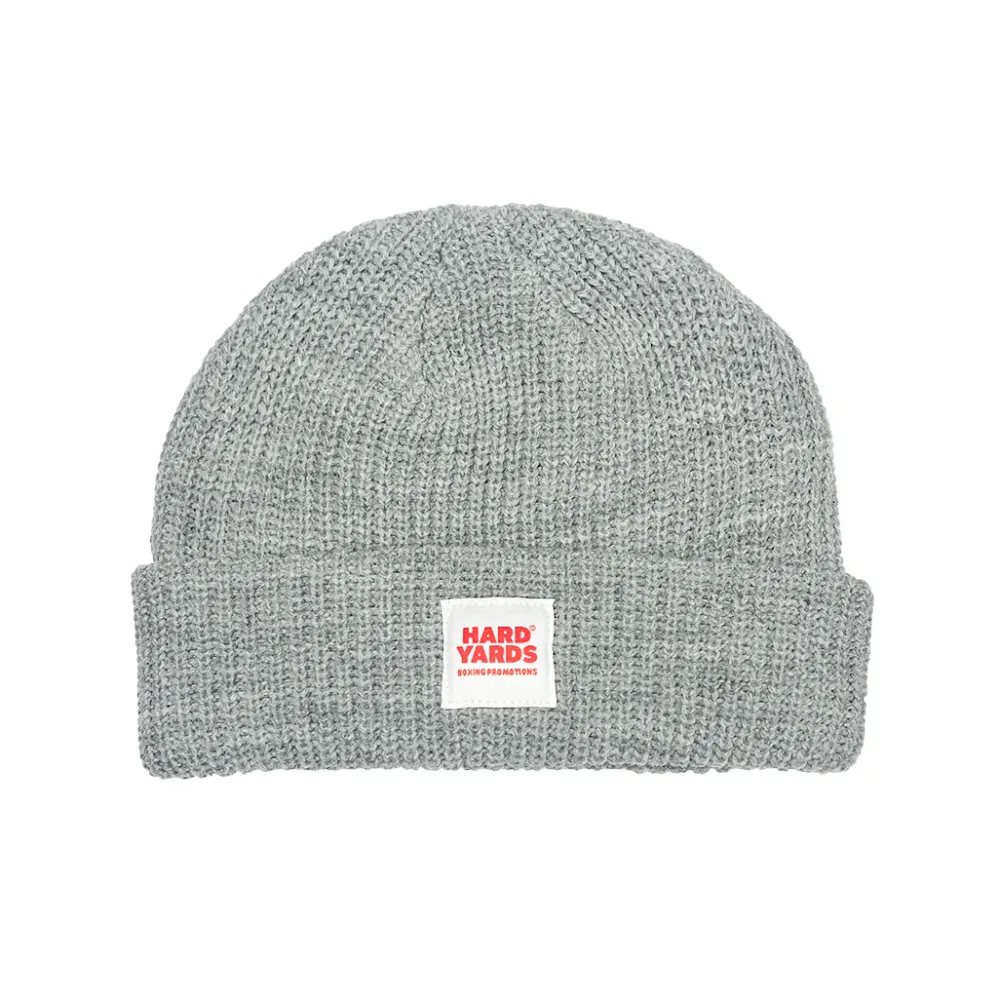 Vice 84 'Hard Yards' Fisherman Ribbed Beanie - Grey