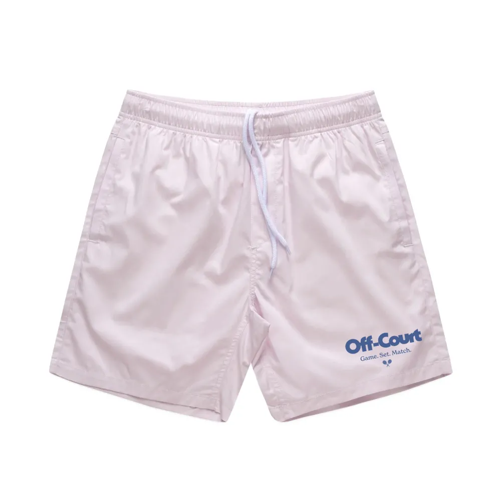 Vice 84 'Off-Court GSM' Beach Short - Light Pink