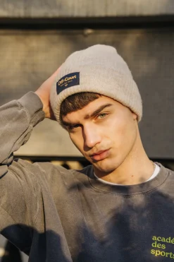 Vice 84 'Off-Court GSM' Cosy Ribbed Beanie - Almond