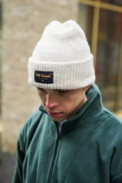 Vice 84 'Off-Court GSM' Cosy Ribbed Beanie - Almond