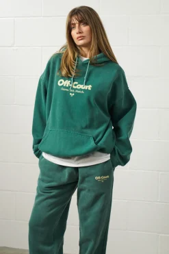 Vice 84 'Off-Court GSM' Hoodie & Jogger Set - Vintage Washed Forest