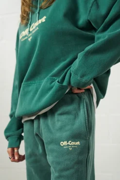 Vice 84 'Off-Court GSM' Hoodie & Jogger Set - Vintage Washed Forest