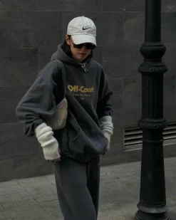 Vice 84 'Off-Court GSM' Hoodie & Jogger Set -  Vintage Washed Charcoal