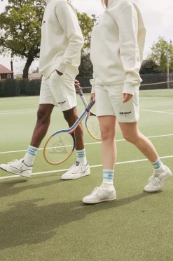 Vice 84 'Off-Court GSM' Jogger Shorts - Ecru