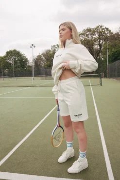 Vice 84 'Off-Court GSM' Jogger Shorts - Ecru
