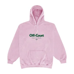 Vice 84 'Off-Court GSM' Vintage Washed Hoodie - Pink