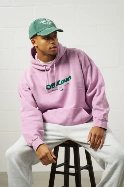 Vice 84 'Off-Court GSM' Vintage Washed Hoodie - Pink
