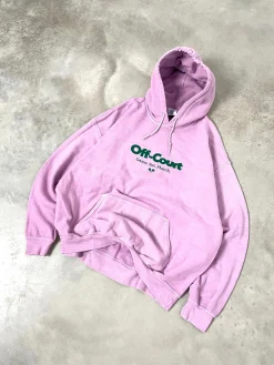 Vice 84 'Off-Court GSM' Vintage Washed Hoodie - Pink