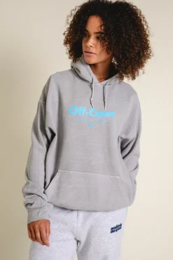 Vice 84 'Off-Court GSM' Vintage Washed Hoodie - Ash