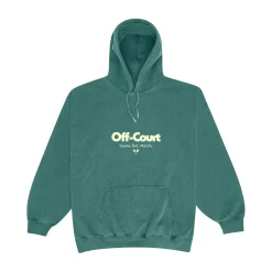 Vice 84 'Off-Court GSM' Vintage Washed Hoodie - Forest