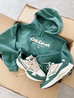Vice 84 'Off-Court GSM' Vintage Washed Hoodie - Forest