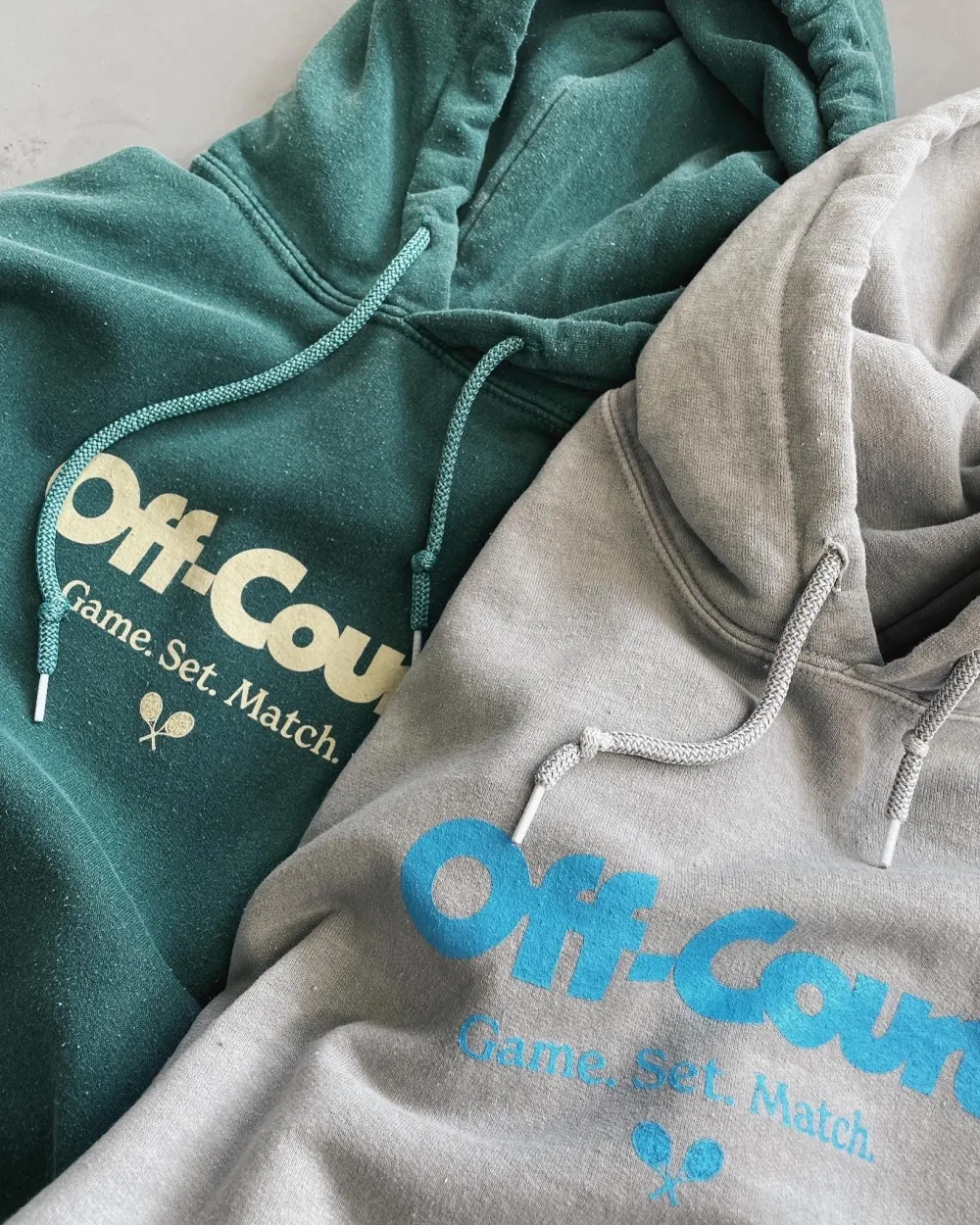 Vice 84 'Off-Court GSM' Vintage Washed Hoodie - Forest