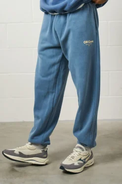 Vice 84 'Off-Court GSM' Vintage Washed Joggers - Blue