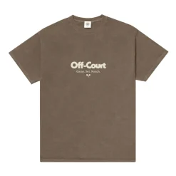 Vice 84 'Off-Court GSM' Vintage Washed Tee - Brown