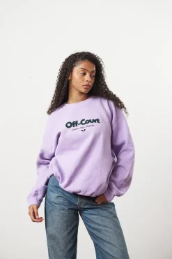 Vice 84 'Off-Court GSM' Vintage Washed Sweater - Orchid