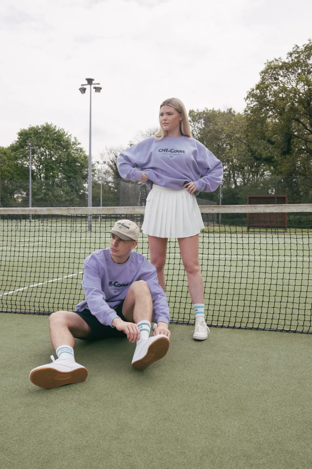 Vice 84 'Off-Court GSM' Vintage Washed Sweater - Orchid