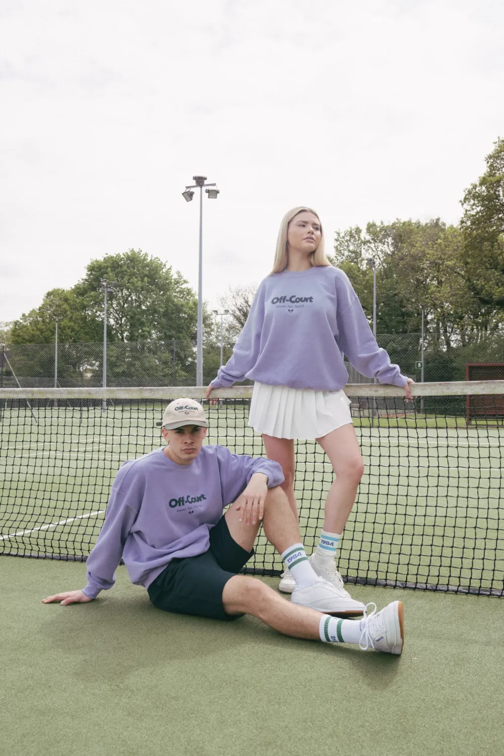 Vice 84 'Off-Court GSM' Vintage Washed Sweater - Orchid