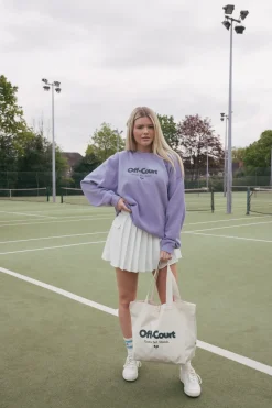 Vice 84 'Off-Court GSM' Vintage Washed Sweater - Orchid