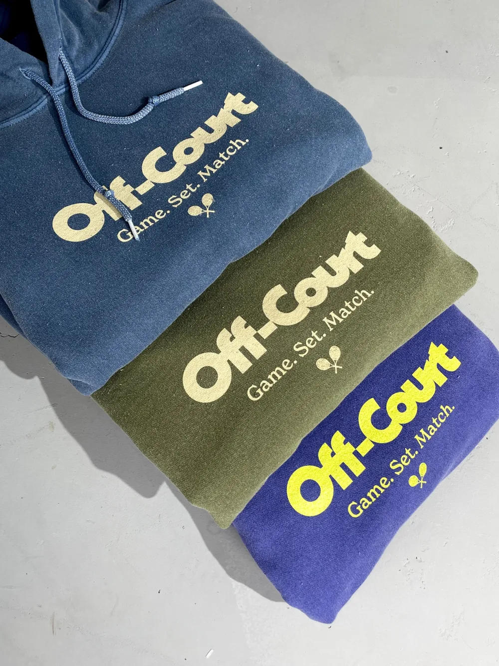 Vice 84 'Off-Court GSM' Vintage Washed Sweater - Khaki