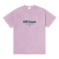 Vice 84 'Off-Court GSM' Vintage Washed Tee - Pink