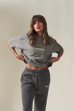 Vice 84 'Off-Court GSM' Vintage Washed Joggers - Charcoal