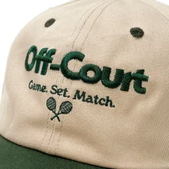 Vice 84 'Off-Court' Tennis Cap - Beige/Forest Green