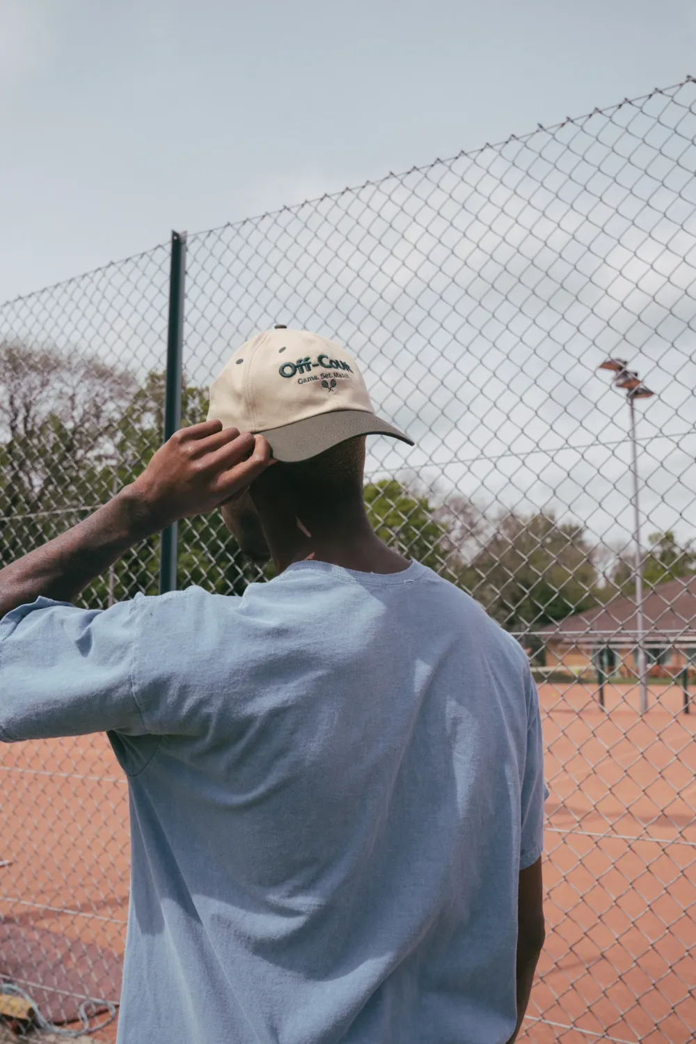 Vice 84 'Off-Court' Tennis Cap - Beige/Forest Green
