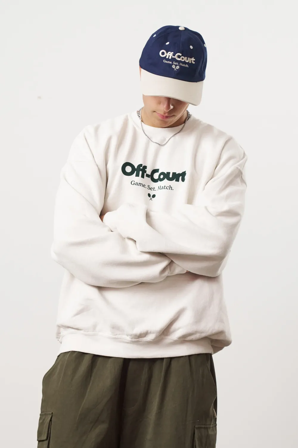 Vice 84 'Off-Court' Tennis Cap - Navy/Cream