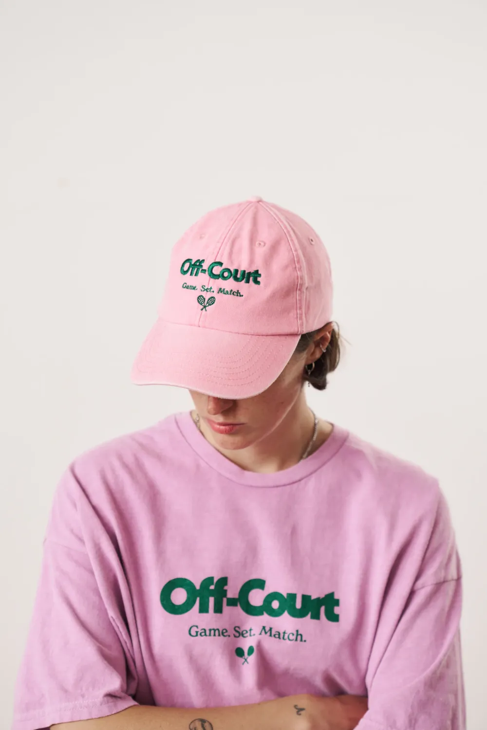 Vice 84 'Off-Court' Vintage Washed Cap - Pink