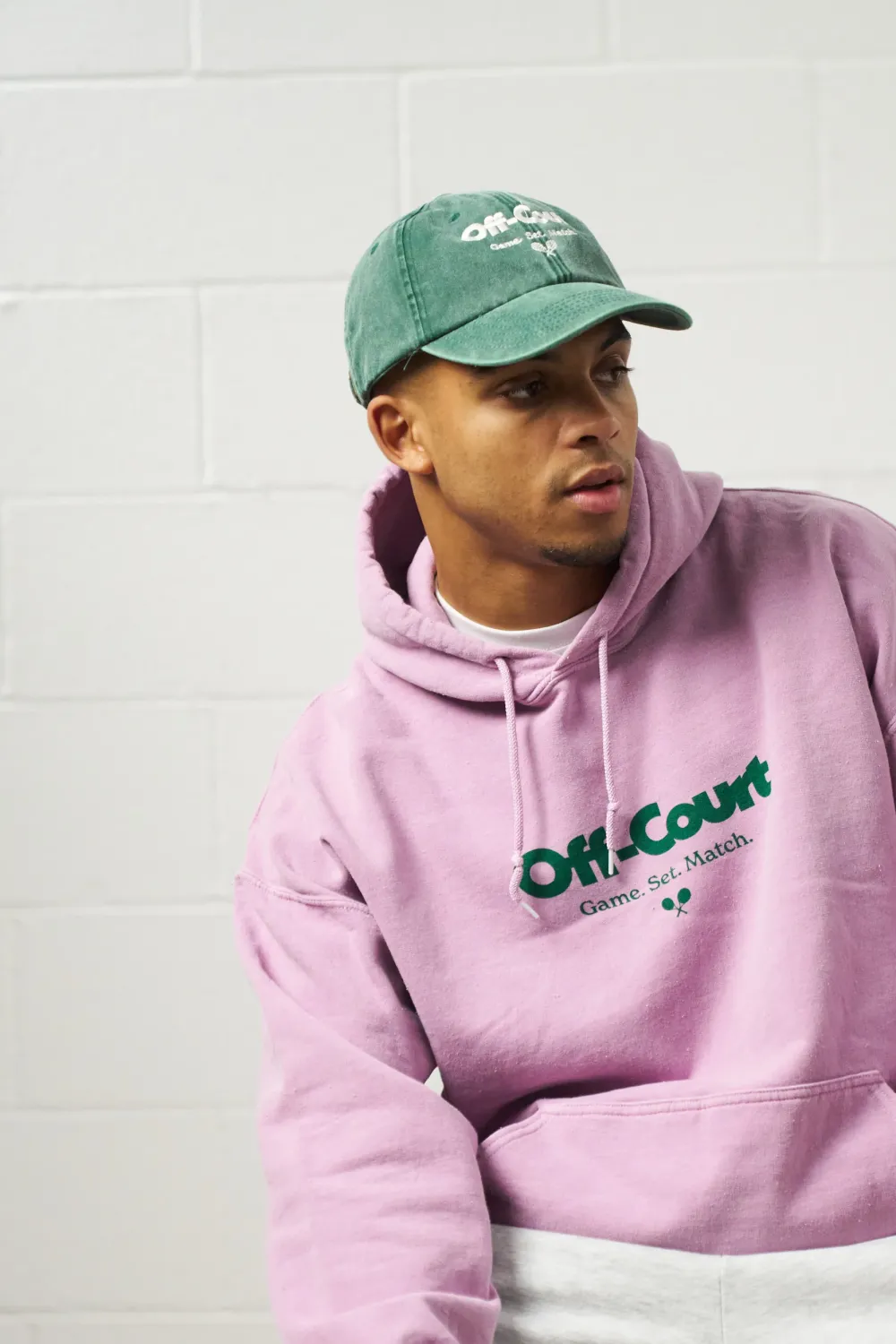 Vice 84 'Off-Court' Vintage Washed Cap - Forest